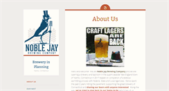 Desktop Screenshot of noblejaybrew.com